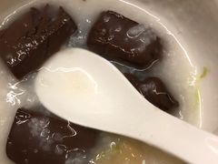 生菜猪红粥-星湖中餐厅