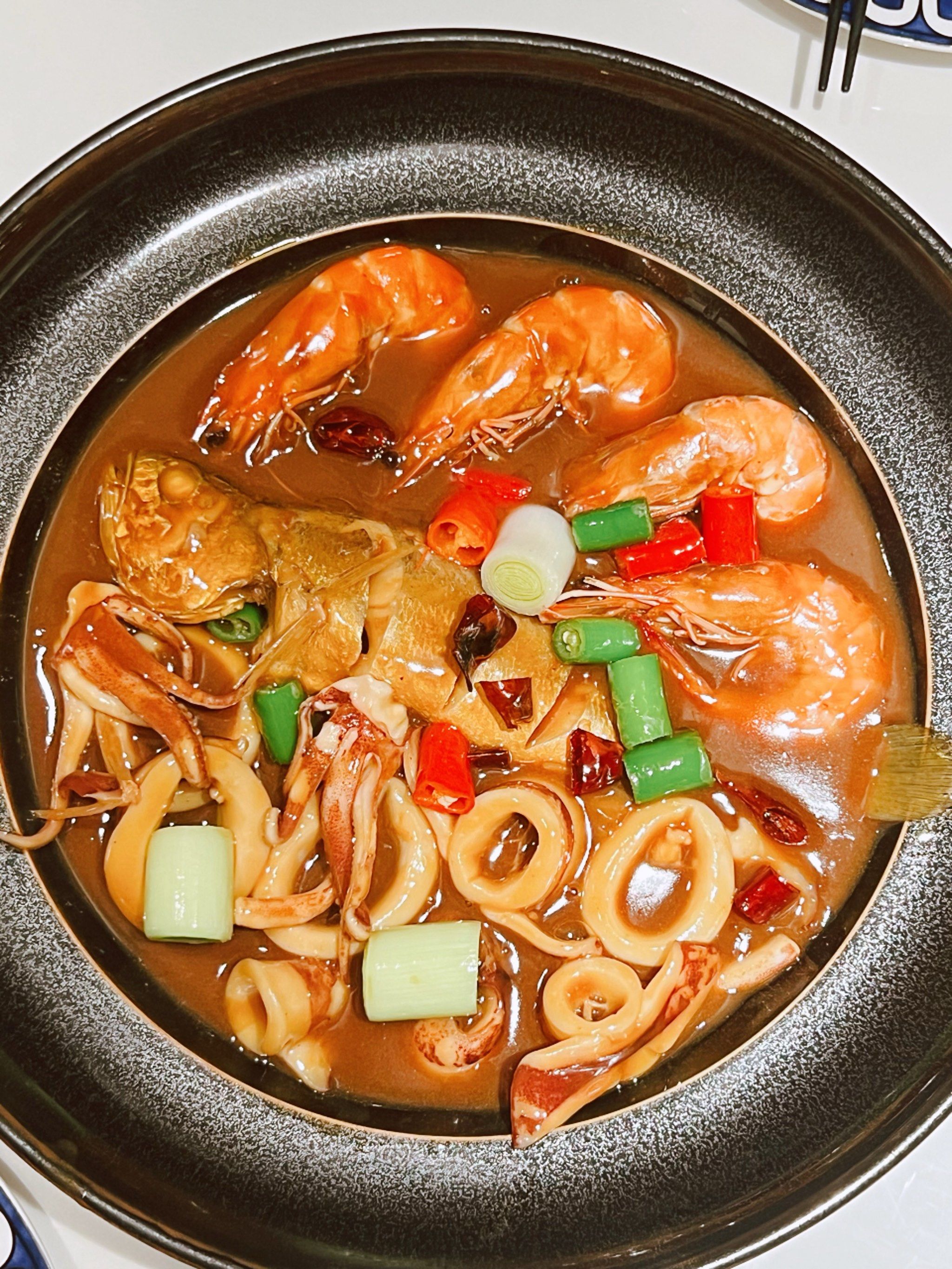 02龙虾汤泡饭,还加了金米,泡饭里还有龙