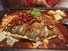 重庆豆花烤鱼-探鱼·鲜青椒爽麻烤鱼(银泰城店)