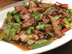 辣椒炒腊肉-韩山苑·潮州美食·私房菜(天安数码时代大厦店)