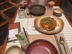 泰式香辣猪颈肉炒河粉-CHINCHIN 青青·泰国料理(万象食家店)