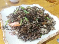 猫爪菇炒牛肉-下梅人家土菜馆(历史文化餐厅度假区店)