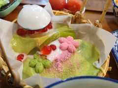 抹茶奶豆腐-孙盛兴奥灶面馆·蟹黄面·三虾面(山塘街总店)
