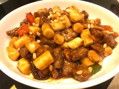 松子牛肉炒年糕-兔爸私家小厨(新北万达店)