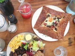 鸡蛋蘑菇熏肉荞麦可丽饼-RAC BAR(安福路店)