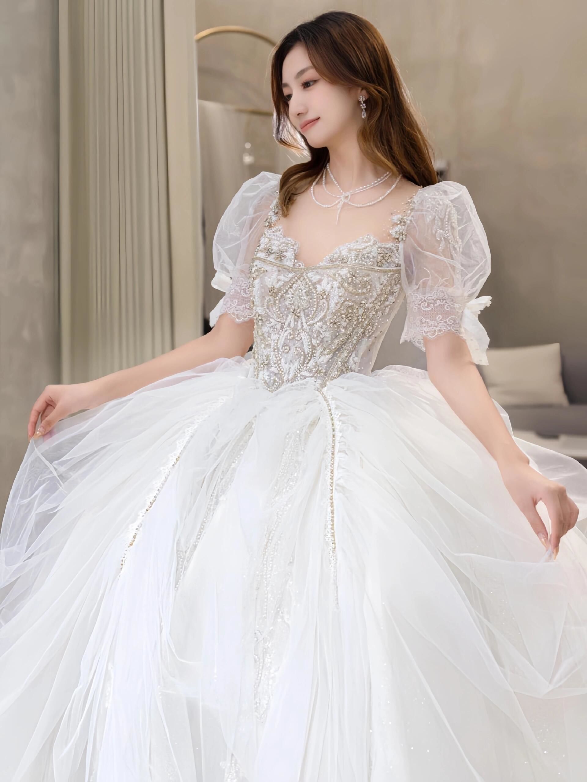 适合敲可爱又气质的新娘👰