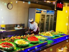 自助取餐区-豪食披萨烤肉自助(保定商场店)