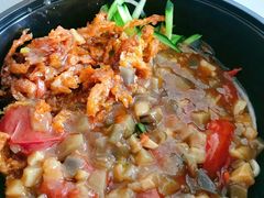茄子卤面-大姨捞面(新安花园店)