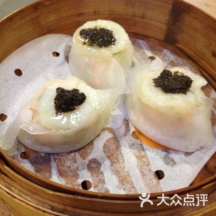 点点心港式茶餐黑松露带子凤眼角图片-北京茶餐厅-大众点评网