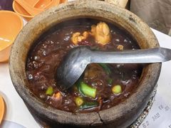 宫保鸡-长城砂煲田鸡粥