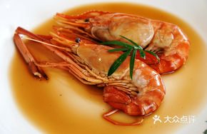 Honey-Soaked Drunken Shrimp