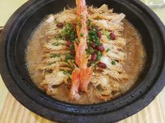石锅开片虾-清真·三德隆饭庄(桥梓口店)