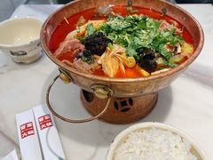 牛油锅底-成都你六姐·牛肉冒菜·麻辣香锅(长泰广场店)