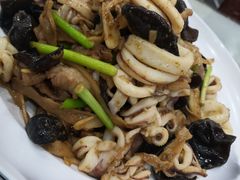 五花肉炒笔管鱼-阿喆私房菜(西五路店)