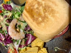 鲜柚芒果沙拉佐冰花酸梅酱-HELLO 27 意面·沙拉·帕尼尼