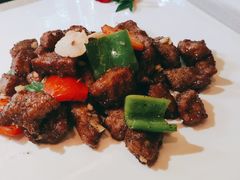 黑椒蒜香牛肉粒-湖滨客舍·湖北菜