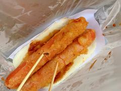 面拖火腿肠-阿婆油墩子(五里桥路188弄小区店)