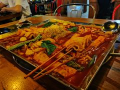 鱼饼火山炒年糕-包装马车·韩国料理·포장마차