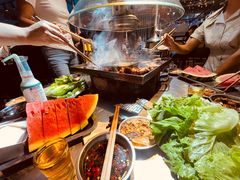 自助取餐区-胡四哥特色火盆烧烤(一分店)