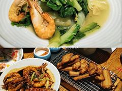 邬山腐皮杭白菜-老头儿油爆虾·三潭印月