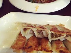 韭黄牛肉锅贴-海荣锅贴馆(五味十字店)