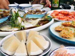 白灼虾-锦里海景海鲜餐厅.三亚老字号(亚龙湾中心广场店)