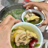 假芫茜汤煲！清远独一份吗 🤤肉鲜汤清甜