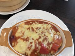 马苏里拉芝士焗猪扒饭-标记Jane's kitchen(平桥直街店)