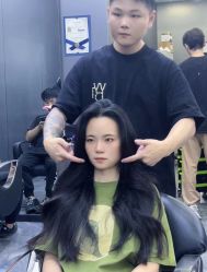 -米可造型烫发染发
