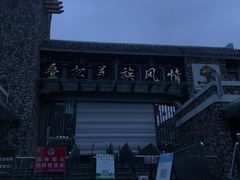 开车上山入口-叠溪松坪沟景区
