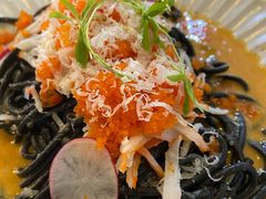 阿拉斯加蟹肉海胆汁墨鱼意面-CHILLAX轻乐时(侨建·Hi City店)