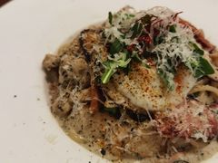 黑松露菌菇鸡肉奶油意面配温泉玉-77COM好吃的意大利菜(老城根店)