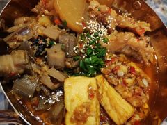 蒜香四拼-浩海火燒雲傣家菜(芮欧百货店)