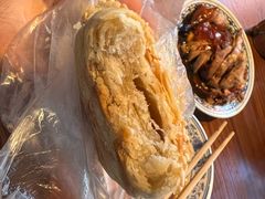 鸭油酥饼-小潘记鸭血粉丝汤