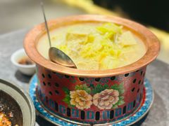 白菜叶炖冻豆腐肉-新乾隆酒楼(帝景园店)