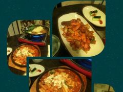 奶酪海鲜炒米条-包装马车·韩国料理·포장마차