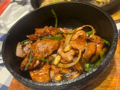 啫啫猪肝煲-小粤楼·怀旧粤菜(万辉国际广场店)