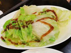 白灼蚝油碧绿鲜菜心-丽的面家(多宝路店)