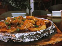 石锅包浆豆腐-缘生态云南菜·野生菌庭院餐厅(华侨城店)