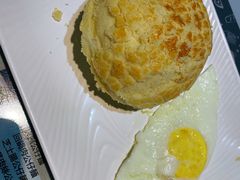 菠萝油煎双蛋-鸿运茶餐厅(皇岗店)
