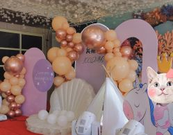 -11 Baby百日宴生日气球创意布置