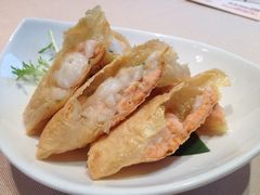 三文鱼鲜虾腐皮卷-金苑海鲜酒家(来魅力店)