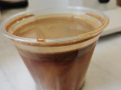 Dirty-red donkey coffee