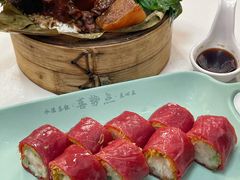 喜势萝卜牛腩丝苗荷叶饭-喜势点·糖沙翁手工茶点·本地人茶居(永庆坊店)