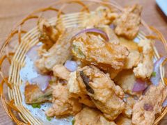 椒盐南瓜-老马家·舌尖上的西塘美食