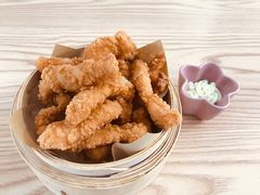 小酥肉配蛋黄山葵酱-福米小馆