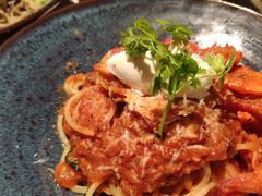 鲜茄茸大虾配马斯卡朋意大利面-BE BRIGHT KITCHEN(正佳广场店)
