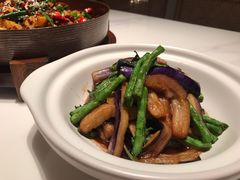 紫薯豆角炒茄子-上上席川菜(凯德乐峰广场店)