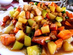 -北京龙庆四季香农家饭庄·灶台鱼·碳烤虹鳟鱼(龙庆峡店)