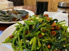 果仁菠菜-玫瑰红烤羊排(北新桥三条店)
